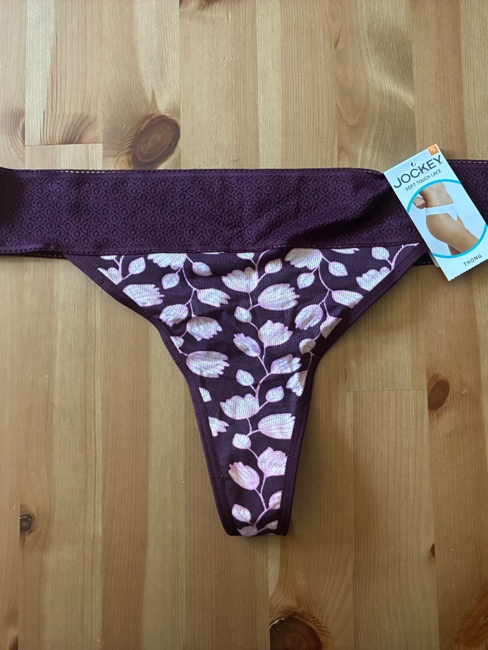 Jockey maroon thong